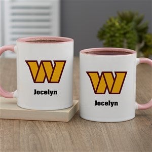 NFL Washington Football Team Personalized Coffee Mug 11oz Pink