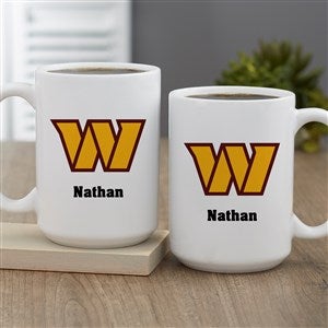 NFL Washington Football Team Personalized Coffee Mug 15oz White