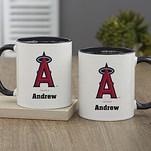 MLB Los Angeles Angels Personalized Coffee Mug 11oz. - Black