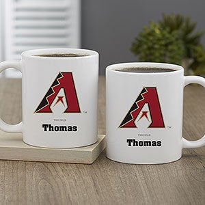 MLB Arizona Diamondbacks Personalized Coffee Mug 11 oz.- White