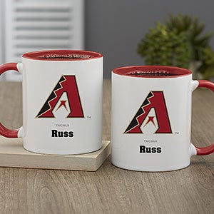 MLB Arizona Diamondbacks Personalized Coffee Mug 11oz. - Red