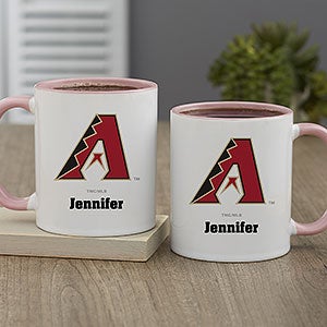MLB Arizona Diamondbacks Personalized Coffee Mug 11oz. - Pink