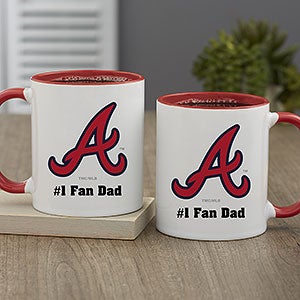 MLB Atlanta Braves Personalized Coffee Mug 11oz. - Red