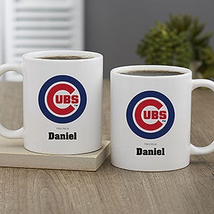 MLB Chicago Cubs Personalized Coffee Mug 11 oz.- White