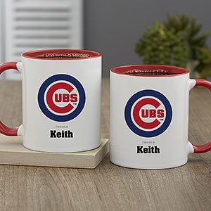 MLB Chicago Cubs Personalized Coffee Mug 11oz. - Red