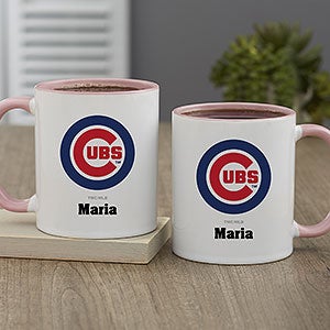 MLB Chicago Cubs Personalized Coffee Mug 11oz. - Pink