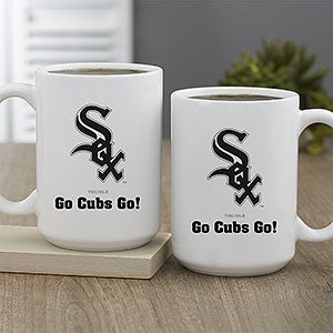 MLB Chicago White Sox Personalized Coffee Mug 15 oz. - White