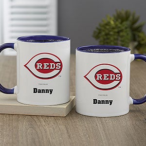 MLB Cincinnati Reds Personalized Coffee Mug 11oz. - Blue