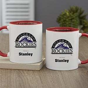 MLB Colorado Rockies Personalized Coffee Mug 11oz. - Red