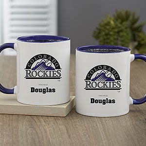 MLB Colorado Rockies Personalized Coffee Mug 11oz. - Blue