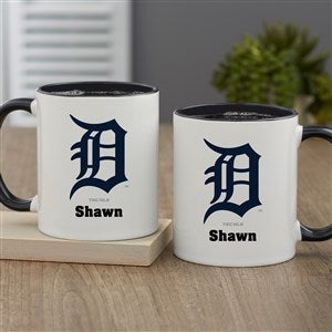 MLB Detroit Tigers Personalized Coffee Mug 11oz. - Black