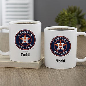 MLB Houston Astros Personalized Coffee Mug 11 oz.- White