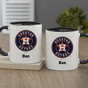 MLB Houston Astros Personalized Coffee Mug 11oz. - Black