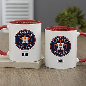 MLB Houston Astros Personalized Coffee Mug 11oz. - Red