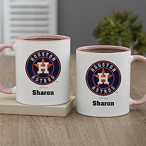 MLB Houston Astros Personalized Coffee Mug 11oz. - Pink