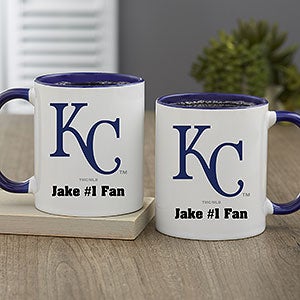 MLB Kansas City Royals Personalized Coffee Mug 11oz. - Blue
