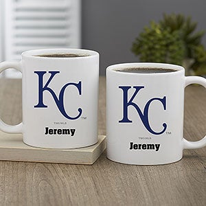 MLB Kansas City Royals Personalized Coffee Mug 11 oz.- White
