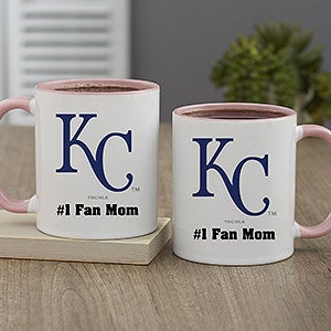 MLB Kansas City Royals Personalized Coffee Mug 11oz. - Pink