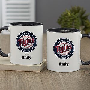 MLB Minnesota Twins Personalized Coffee Mug 11oz. - Black