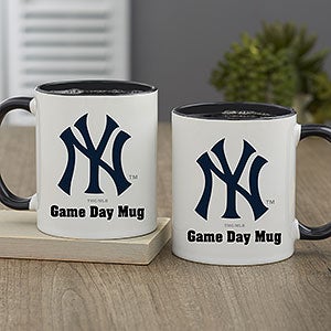 MLB New York Yankees Personalized Coffee Mug 11oz. - Black