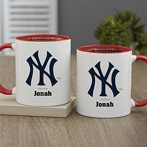 MLB New York Yankees Personalized Coffee Mug 11oz. - Red