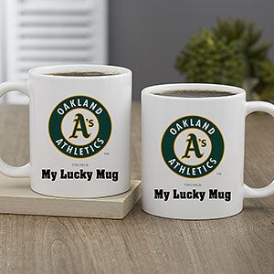 MLB Oakland Athletics Personalized Coffee Mug 11 oz.- White