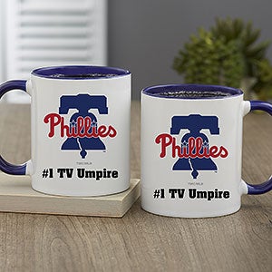 MLB Philadelphia Phillies Personalized Coffee Mug 11oz. - Blue