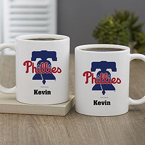 MLB Philadelphia Phillies Personalized Coffee Mug 11 oz.- White