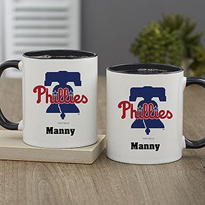 MLB Philadelphia Phillies Personalized Coffee Mug 11oz. - Black