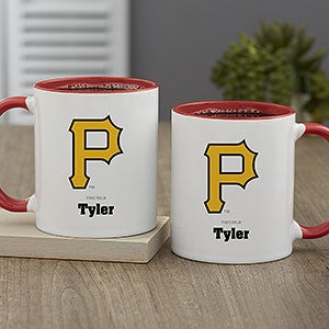 MLB Pittsburgh Pirates Personalized Coffee Mug 11oz. - Red