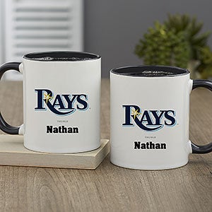 MLB Tampa Bay Rays Personalized Coffee Mug 11oz. - Black