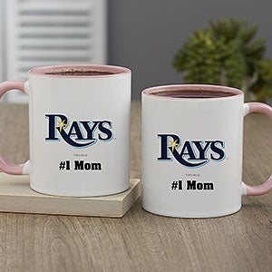 MLB Tampa Bay Rays Personalized Coffee Mug 11oz. - Pink