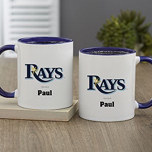 MLB Tampa Bay Rays Personalized Coffee Mug 11oz. - Blue