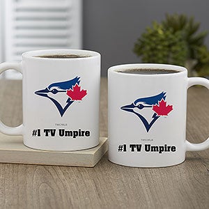 MLB Toronto Blue Jays Personalized Coffee Mug 11 oz.- White