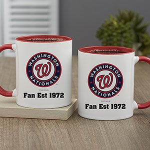 MLB Washington Nationals Personalized Coffee Mug 11oz. - Red