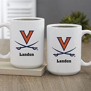 NCAA Virginia Cavaliers Personalized Coffee Mug 15 oz White
