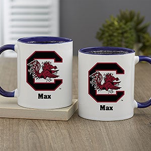 NCAA South Carolina Gamecocks Personalized Coffee Mug 11oz Blue