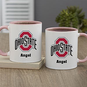 NCAA Ohio State Buckeyes Personalized Coffee Mug 11oz Pink
