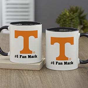 NCAA Tennessee Volunteers Personalized Coffee Mug 11oz Black