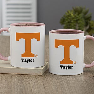 NCAA Tennessee Volunteers Personalized Coffee Mug 11oz Pink