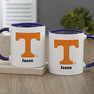 NCAA Tennessee Volunteers Personalized Coffee Mug 11oz Blue