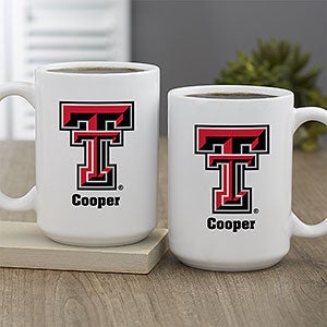 NCAA Texas Tech Red Raiders Personalized Coffee Mug 15oz White