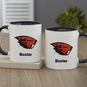 NCAA Oregon State Beavers Personalized Coffee Mug 11oz Black