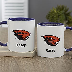 NCAA Oregon State Beavers Personalized Coffee Mug 11oz Blue