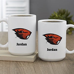 NCAA Oregon State Beavers Personalized Coffee Mug 15oz White
