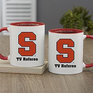 NCAA Syracuse Orange Personalized Coffee Mug 11oz Red
