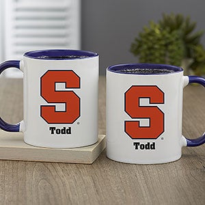 NCAA Syracuse Orange Personalized Coffee Mug 11oz Blue