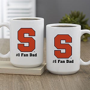 NCAA Syracuse Orange Personalized Coffee Mug 15oz White