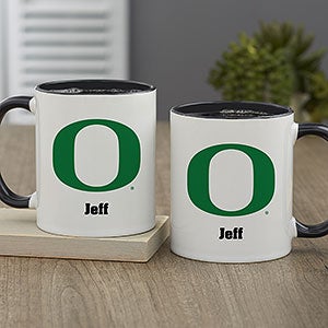 NCAA Oregon Ducks Personalized Coffee Mug 11oz Black