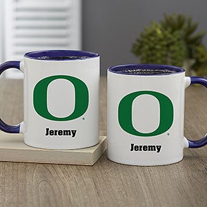 NCAA Oregon Ducks Personalized Coffee Mug 11oz Blue